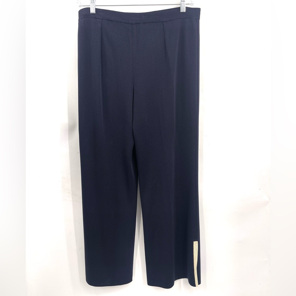 Exclusively Misook Knit Pants Pull On Split Hem P… - image 1